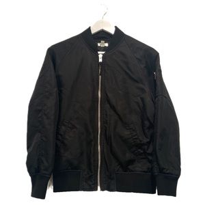 Black Silence + Noise Bomber Jacket
